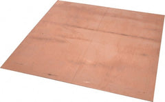 Value Collection - 0.05 Inch Thick x 12 Inch Square, Copper Sheet - Alloy 110 - Exact Tooling
