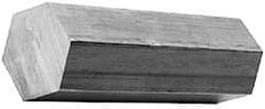 Value Collection - 9/16 Inch Width Across Flats x 72 Inch Long, Brass Hexagon Bar - Alloy 360 - Exact Tooling