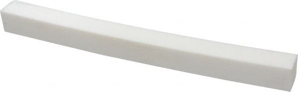 Made in USA - 1 Ft. Long x 1 Inch Wide x 1 Inch High, Virgin PTFE, Square Plastic Bar - White, +0.030 - 0.000 Tolerance - Exact Tooling