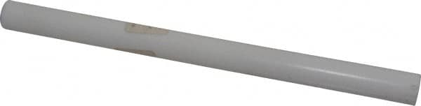 Made in USA - 7/8 Inch Outside Diameter x 1 Ft. Long, Plastic Round Tube - PTFE (Virgin), +/- 0.025 Inch Tolerance - Exact Tooling