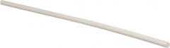 Made in USA - 1' Long, 5/8" Diam, PTFE (Glass-Filled) Plastic Rod - +0.005 Inch Length Tolerance - Exact Tooling