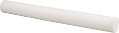 Made in USA - 1' Long, 1-1/4" Diam, PTFE (Glass-Filled) Plastic Rod - +0.005 Inch Length Tolerance - Exact Tooling