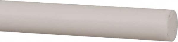 Made in USA - 5' Long, 3/8" Diam, PTFE (Mechanical Grade) Plastic Rod - +0.003 Tolerance - Exact Tooling