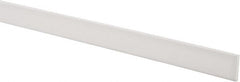 USA Sealing - 2' x 1" x 1/8" White PTFE (Virgin) Rectangular Bar - Exact Tooling