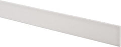 USA Sealing - 2' x 1-1/2" x 1/8" White PTFE (Virgin) Rectangular Bar - Exact Tooling