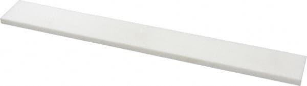 USA Sealing - 1' x 1-1/2" x 1/4" White PTFE (Virgin) Rectangular Bar - Exact Tooling
