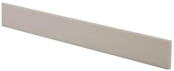 USA Sealing - 4' x 1-1/2" x 1/4" White PTFE (Virgin) Rectangular Bar - Exact Tooling