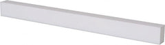 USA Sealing - 4' x 2" x 3/8" White PTFE (Virgin) Rectangular Bar - Exact Tooling