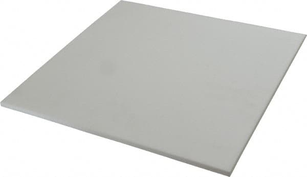 Made in USA - 1/4" Thick x 12" Wide x 1' Long, PTFE (Mechanical Grade) Sheet - ±0.020 Tolerance - Exact Tooling