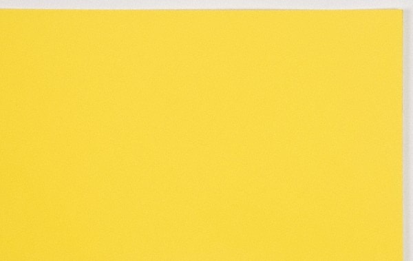 Made in USA - 1 Piece, 10" Wide x 20" Long Plastic Shim Stock Sheet - Yellow, ±10% Tolerance - Exact Tooling