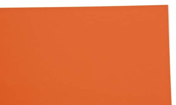 Made in USA - 1 Piece, 10" Wide x 20" Long Plastic Shim Stock Sheet - Coral (Color), ±10% Tolerance - Exact Tooling