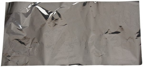 Made in USA - 1 Piece, 20" Wide x 20" Long Plastic Shim Stock Sheet - Silver, ±10% Tolerance - Exact Tooling