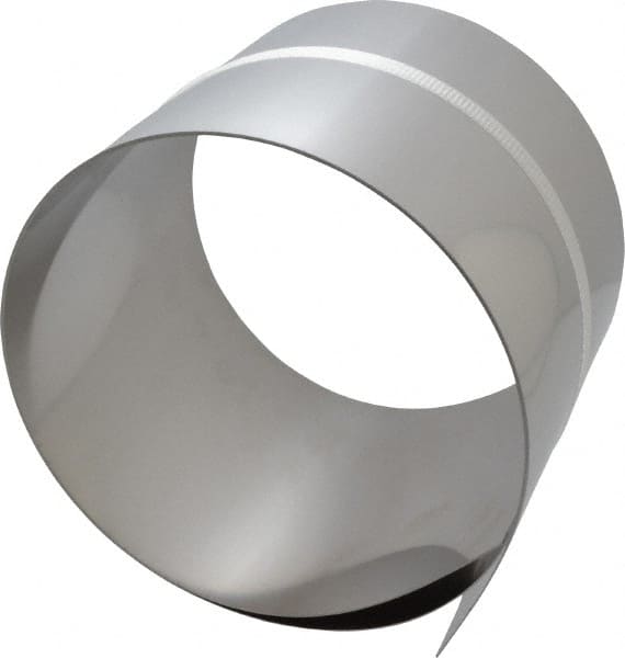 Made in USA - 50 Inch Long x 6 Inch Wide x 0.031 Inch Thick, Roll Shim Stock - Stainless Steel - Exact Tooling