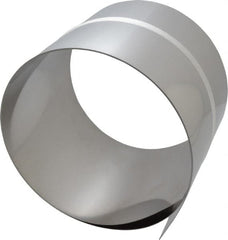 Made in USA - 50 Inch Long x 6 Inch Wide x 0.031 Inch Thick, Roll Shim Stock - Stainless Steel - Exact Tooling