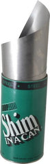 Made in USA - 2.50 m Long x 150 mm Wide x 0.25 mm Thick, Roll Shim Stock - Steel - Exact Tooling