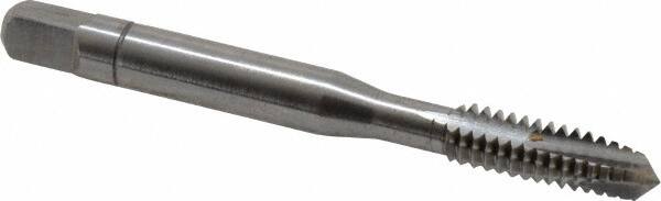 Balax - 1/4-20 UNC, 3 Flute, Bright Finish, Powdered Metal Spiral Point Tap - Plug Chamfer, Right Hand Thread, 2-1/2" OAL, 0.83" Thread Length, 0.255" Shank Diam, Series BX100 - Exact Tooling