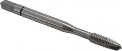 Balax - #10-32 UNF, 3 Flute, Bright Finish, Powdered Metal Spiral Point Tap - Plug Chamfer, Right Hand Thread, 2-3/8" OAL, 0.64" Thread Length, 0.194" Shank Diam, 3B Class of Fit, Series BX100 - Exact Tooling
