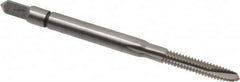 Balax - #4-40 UNC, 3 Flute, Bright Finish, Powdered Metal Spiral Point Tap - Plug Chamfer, Right Hand Thread, 1-7/8" OAL, 0.56" Thread Length, 0.141" Shank Diam, 2B/3B Class of Fit, Series BX100 - Exact Tooling