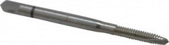 Balax - #4-40 UNC, 3 Flute, Bright Finish, Powdered Metal Spiral Point Tap - Plug Chamfer, Right Hand Thread, 1-7/8" OAL, 0.56" Thread Length, 0.141" Shank Diam, Series BX100 - Exact Tooling