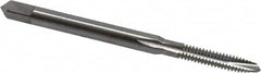 Balax - #4-40 UNC, 3 Flute, Bright Finish, Powdered Metal Spiral Point Tap - Plug Chamfer, Right Hand Thread, 1-7/8" OAL, 0.56" Thread Length, 0.141" Shank Diam, Series BX100 - Exact Tooling