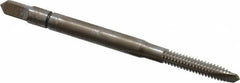 Balax - #4-40 UNC, 3 Flute, Bright Finish, Powdered Metal Spiral Point Tap - Plug Chamfer, Right Hand Thread, 1-7/8" OAL, 0.56" Thread Length, 0.141" Shank Diam, Series BX100 - Exact Tooling