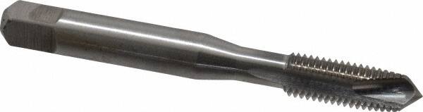 Balax - 5/16-24 UNF, 3 Flute, Bright Finish, Powdered Metal Spiral Point Tap - Plug Chamfer, Right Hand Thread, 2-23/32" OAL, 0.93" Thread Length, 0.318" Shank Diam, 3B Class of Fit, Series BX100 - Exact Tooling