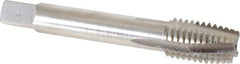 Balax - 5/8-11 UNC, 4 Flute, Bright Finish, Powdered Metal Spiral Point Tap - Plug Chamfer, Right Hand Thread, 3-13/16" OAL, 1" Thread Length, 0.48" Shank Diam, 3B Class of Fit, Series BX100 - Exact Tooling