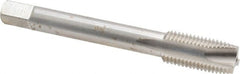 Balax - 7/16-20 UNF, 3 Flute, Bright Finish, Powdered Metal Spiral Point Tap - Plug Chamfer, Right Hand Thread, 3-5/32" OAL, 0.95" Thread Length, 0.323" Shank Diam, Series BX100 - Exact Tooling
