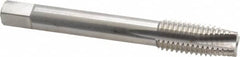 Balax - M12x1.75 Metric Coarse, 4 Flute, Bright Finish, Powdered Metal Spiral Point Tap - Plug Chamfer, Right Hand Thread, 3-3/8" OAL, 1" Thread Length, 0.367" Shank Diam, 6H Class of Fit, Series BX100 - Exact Tooling
