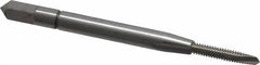 Balax - #2-56 UNC, 2 Flute, Bright Finish, Powdered Metal Spiral Point Tap - Plug Chamfer, Right Hand Thread, 1-3/4" OAL, 0.43" Thread Length, 0.141" Shank Diam, 2B Class of Fit, Series BX150 - Exact Tooling