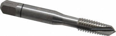 Balax - 3/8-16 UNC, 3 Flute, Bright Finish, Powdered Metal Spiral Point Tap - Plug Chamfer, Right Hand Thread, 2-15/16" OAL, 0.98" Thread Length, 0.381" Shank Diam, 3B Class of Fit, Series BX150 - Exact Tooling