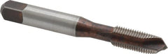 Balax - 3/8-24 UNF, 3 Flute, Bright Finish, Powdered Metal Spiral Point Tap - Plug Chamfer, Right Hand Thread, 2-15/16" OAL, 0.98" Thread Length, 0.381" Shank Diam, 3B Class of Fit, Series BX150 - Exact Tooling
