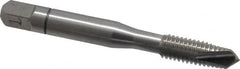 Balax - M8x1.25 Metric Coarse, 3 Flute, Bright Finish, Powdered Metal Spiral Point Tap - Plug Chamfer, Right Hand Thread, 2-23/32" OAL, 0.93" Thread Length, 0.318" Shank Diam, 6H Class of Fit, Series BX150 - Exact Tooling