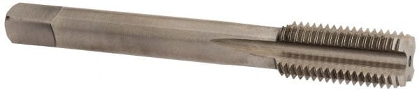 Balax - 7/16-20 UNF 4 Flute Bright Finish Cobalt Straight Flute Machine Tap - Bottoming, Right Hand Thread, 3-5/32" OAL, 0.95" Thread Length, H3 Limit, Oversize - Exact Tooling