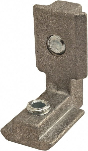 80/20 Inc. - 32mm Wide, Open Shelving Inside to Outside Hidden Corner Connector - Zinc, Clear Finish, 38mm Long, Use with 45 Series - Exact Tooling