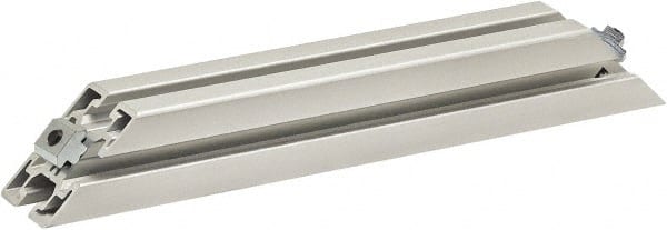 80/20 Inc. - 40mm Wide, Open Shelving Accessory/Component - Aluminum, Clear Anodized Finish, 320mm Long, Use with 4545 - Exact Tooling