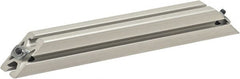 80/20 Inc. - 40mm Wide, Open Shelving Accessory/Component - Aluminum, Clear Anodized Finish, 320mm Long, Use with 4040 - Exact Tooling