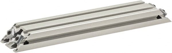 80/20 Inc. - 25mm Wide, Open Shelving Accessory/Component - Aluminum, Clear Anodized Finish, 320mm Long, Use with 3060 - Exact Tooling