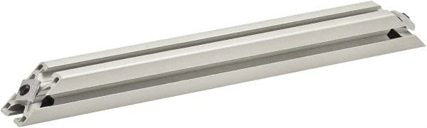 80/20 Inc. - 25mm Wide, Open Shelving Accessory/Component - Aluminum, Clear Anodized Finish, 320mm Long, Use with 3030 - Exact Tooling