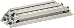 80/20 Inc. - 25mm Wide, Open Shelving Accessory/Component - Aluminum, Clear Anodized Finish, 160mm Long, Use with 2550 - Exact Tooling
