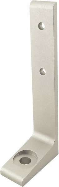 80/20 Inc. - 56mm Wide, Open Shelving Accessory/Component - Aluminum, Clear Anodized Finish, 25mm Long, Use with 25-2525 & Bolt Kit 75-3412 - Exact Tooling