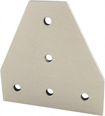 80/20 Inc. - 135mm Wide, Open Shelving Accessory/Component - Aluminum, Clear Anodized Finish, 135mm Long, Use with 45 Series & Bolt Kit 75-3619 - Exact Tooling
