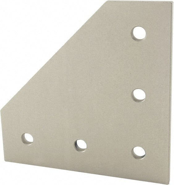 80/20 Inc. - 90mm Wide, Open Shelving Accessory/Component - Aluminum, Clear Anodized Finish, 90mm Long, Use with 30 Series & Bolt Kit 75-3600 - Exact Tooling