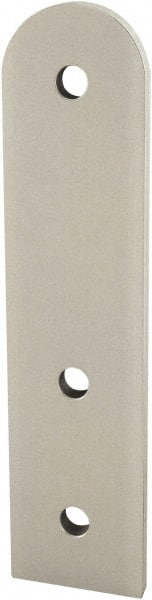 80/20 Inc. - 25mm Wide, Open Shelving Accessory/Component - Aluminum, Clear Anodized Finish, 100mm Long, Use with 25 Series & Bolt Kit 75-3404 - Exact Tooling