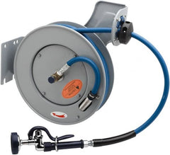 T&S Brass - 35' Spring Retractable Hose Reel - 300 psi, Hose Included - Exact Tooling