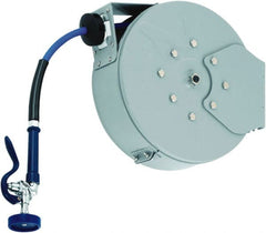 T&S Brass - 30' Spring Retractable Hose Reel - 300 psi, Hose Included - Exact Tooling