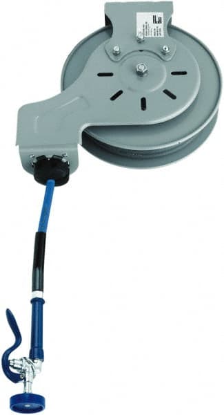 T&S Brass - 15' Spring Retractable Hose Reel - 300 psi, Hose Included - Exact Tooling