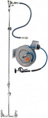 T&S Brass - 35' Spring Retractable Hose Reel - 300 psi, Hose Included - Exact Tooling