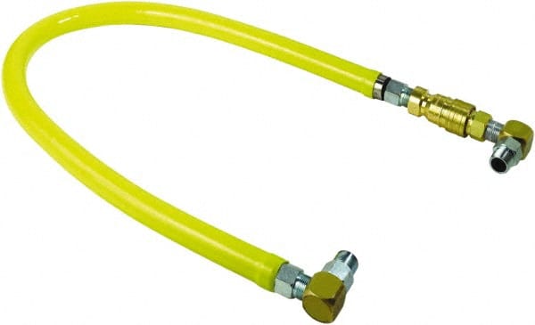 T&S Brass - 3/4" ID x 4' OAL, NPT Gas Hose - 0 to 75°F - Exact Tooling