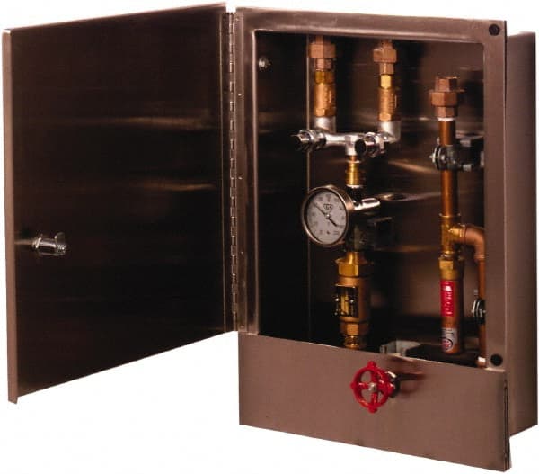 T&S Brass - Hose Reel Cabinet - Use with 1/4" ID Hose Reel - Exact Tooling